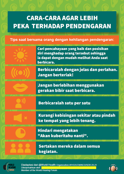 Hearing loss friendly