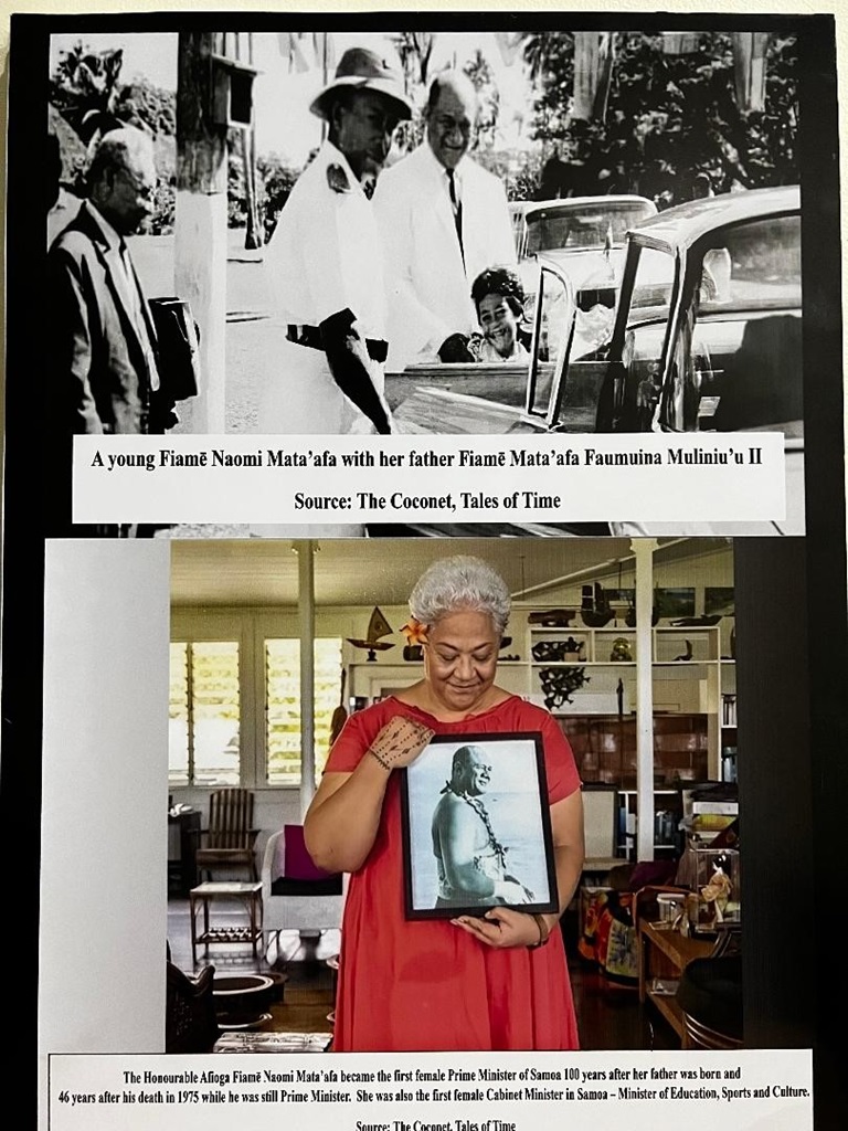 Honourable Fiamē Naomi Mata’afa, Prime Minister of the Independent State of Samoa